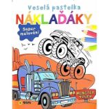 Veselá pastelka Náklaďáky - Omalovánky auta Veselá pastelka Náklaďáky