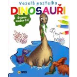 Veselá pastelka Dinosauři - Omalovánky dinosaurů Veselá pastelka Dinosauři