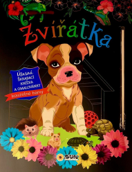 Zvířátka - Úžasná škrábací knížka a omalovánky Zvířátka - Úžasná škrábací knížka a omalovánky