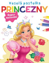 Veselá pastelka Princezny - Omalovánky princezny Veselá pastelka Princezny