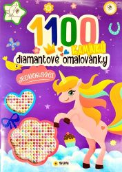 Diamantové omalovánky Jednorožci - 1100 kamínků Diamantové omalovánky Jednorožci - 1100 kamínků