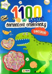 Diamantové omalovánky Dinosauři - 1100 kamínků Diamantové omalovánky Dinosauři - 1100 kamínků