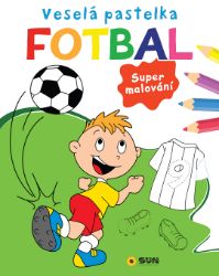 Veselá pastelka Fotbal - Supermalování - Omalovánky pro děti Veselá pastelka Fotbal - Supermalování