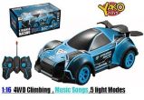 RC auto 1:16 Racing Climber s pohonem 4x4 - modré - Hračky RC auto 1:16 Racing Climber s pohonem 4x4 - modré