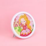 Diamantové malování s rámem - Kreslená princezna 17 cm - Kreativní sady a materiály Diamantové malování s rámem - Kreslená princezna 17 cm
