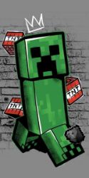 Osuška - Minecraft "Metro Art Creeper" - Home deco Osuška - Minecraft "Metro Art Creeper"