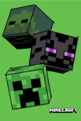 Fleecová deka - Minecraft "The Mobs"
