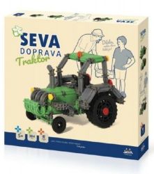 Stavebnice SEVA - Doprava Trakor 384 dílků Stavebnice SEVA - Doprava Trakor 384 dílků