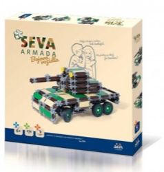 Stavebnice SEVA - Armáda Bojová vozidla 436 dílků Stavebnice SEVA - Armáda Bojová vozidla 436 dílků