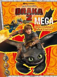 Jak vycvičit draka 2 - Mega omalovánky a aktivity - kolektiv autorů - Kouzelné čtení a ALBI tužka Jak vycvičit draka 2 - Mega omalovánky a aktivity