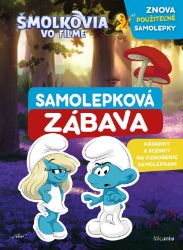 Šmolkovia vo filme - Samolepková zábava - kolektiv autorů - Slovenské knihy pro děti Šmolkovia vo filme - Samolepková zábava