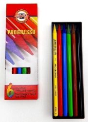 Koh-i-noor pastelky PROGRESSO dlouhé souprava 6 ks Koh-i-noor pastelky PROGRESSO dlouhé souprava 6 ks