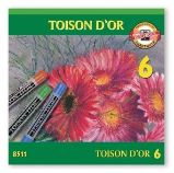 Koh-i-noor křídy (pastely) prašné umělcké 10 mm Toison D'or souprava 6 ks - Kreativní sady a materiály Koh-i-noor křídy (pastely) prašné umělcké 10 mm Toison D´or souprava 6 ks