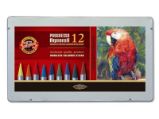 Koh-i-noor pastelky PROGRESSO akvarelové souprava 12 ks v plechové krabičce - Výtvarné potřeby do školy Koh-i-noor pastelky PROGRESSO akvarelové souprava 12 ks v plechové krabičce