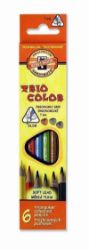 Koh-i-noor pastelky TRIOCOLOR trojhranné tenké (měkká tuha) souprava 6 ks v papírové krabi - Papíry a čtvrtky Koh-i-noor pastelky TRIOCOLOR trojhranné tenké (měkká tuha) souprava 6 ks v papírové krabičce