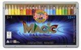 Koh-i-noor pastelky MAGIC multibarevné 23+1 ks v sadě