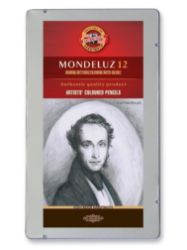 Koh-i-noor souprava akvarelových pastelek MONDELUZ 12 ks/šedá řada