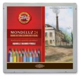 Koh-i-noor akvarelové pastelky MONDELUZ - Krajina 24 ks v plechové krabičce Koh-i-noor akvarelové pastelky MONDELUZ - Krajina 24 ks v plechové krabičce