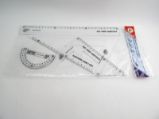 Koh-i-noor geometrická souprava velká 4 ks transparentní