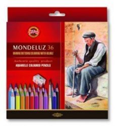 Koh-i-noor pastelky akvarelové umělecké MONDELUZ art souprava 36 ks Koh-i-noor pastelky akvarelové umělecké MONDELUZ art souprava 36 ks