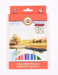 Koh-i-noor pastelky JUMBO - krajina, 12 ks - Pastelky Koh-i-noor pastelky JUMBO - krajina, 12 ks