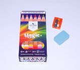 Koh-i-noor vícebarevné tužky MAGIC - 12+1 ks, ořezávátko a pryž - Tužky Koh-i-noor vícebarevné tužky MAGIC - 12+1 ks, ořezávátko a pryž