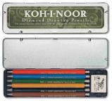 Koh-i-noor tužka mechanické/Versatil souprava 6 ks s gumou v plechové krabičce - Tužky a mikrotužky Koh-i-noor tužka mechanické/Versatil souprava 6 ks s gumou v plechové krabičce