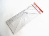 Koh-i-noor geometrická souprava velká 3ks transparenstní - Výtvarné potřeby Koh-i-noor geometrická souprava velká 3ks transparenstní