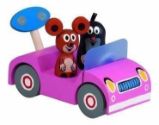 Auto Krtek na výletě dřevěné Auto Krtek na výletě dřevěné