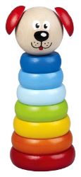 Pyramida Pejsek dřevěná 8ks 15cm Pyramida Pejsek dřevěná 8ks 15cm