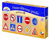 Pexeso dopravní značky 36 ks v krabici