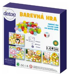 Mozaika/vkládačka - barevná hra - Deskové hry Barevná hra