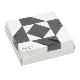 Černobílý Tangram Černobílý Tangram