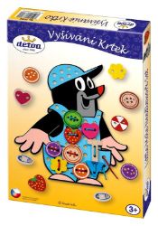 Vyšívání Krtek dřevo 26 ks v krabici Vyšívání Krtek dřevo 26 ks v krabici