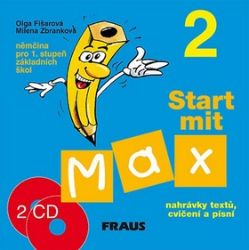 Start mit Max 2 - 2 CD - kolektiv autorů - Němčina na CD a DVD Start mit Max 2 - CD /2ks/