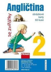 Angličtina se zvířátky 2 - obrázkové karty - Učebnice angličtiny Angličtina se zvířátky 2 - obrázkové karty