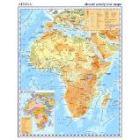 Afrika - příruční obecně zeměpisná mapa A3/1:33 mil.
