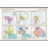 Vývoj českého státu I. (od 9. do 16. století) – školní nástěnná mapa/136 x 96 cm - Školní atlasy a mapy Vývoj českého státu I. (od 9. do 16. století) – školní nástěnná mapa/136 x 96 cm