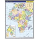 Afrika - školní nástěnná politická nástěnná mapa,1:10 mil./96x126,5 cm - Mapy a průvodci Afrika - školní nástěnná politická nástěnná mapa,1:10 mil./96x126,5 cm
