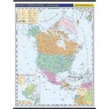 Severní a střední Amerika - školní nástěnná politická mapa 1:10 mil./96x126,5 cm - Školní atlasy a mapy Severní a střední Amerika - školní nástěnná politická mapa 1:10 mil./96x126,5 cm