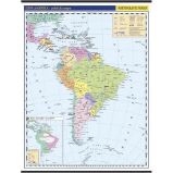 Jižní Amerika - školní nástěnná politická mapa 1:10 mil./96x126,5 cm Jižní Amerika - školní nástěnná politická mapa 1:10 mil./96x126,5 cm