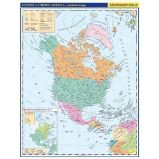 Severní a střední Amerika - příruční politická mapa A3/1:33 mil.