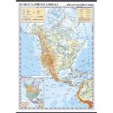 Severní a střední Amerika - zeměpisná mapa 1:10 mil. - Mapy a průvodci Severní a střední Amerika - zeměpisná mapa 1:10 mil.