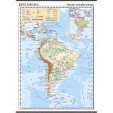 Jižní Amerika - obecně zeměpisná mapa 1:10 mil.