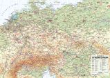 Střední Evropa - nástěnná obecně zeměpisná mapa 1 : 1 715 000 Střední Evropa - nástěnná obecně zeměpisná mapa 1 : 1 715 000