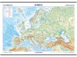 Evropa - reliéf a povrch 1:5 000 000 - Školní atlasy a mapy Evropa - reliéf a povrch 1:5 000 000