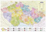 Česko - administrativní mapa nástěnná 1:500 000 - Mapy Česká republika Česko - administrativní mapa nástěnná 1:500 000