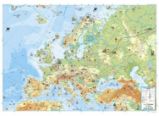 AKN Dětská nástěnná mapa Evropy lamin. v tubusu - Stírací a nástěnné mapy Nástěnná dětská mapa Evropy v tubusu 1330x970mm