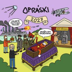 Opráski - Kalendář 2027 nástěnný