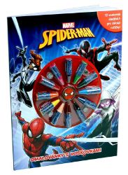 Spider-Man - Omalovánky s voskovkami - Pohádkové postavy omalovánky Spider-Man - Omalovánky s voskovkami